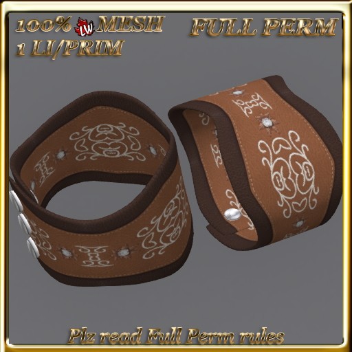 LW_ Mesh Leather Bangle 23
