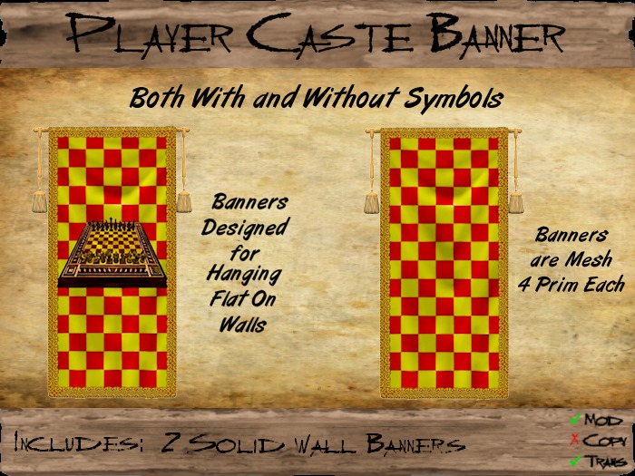 Player Banner w/Tassels