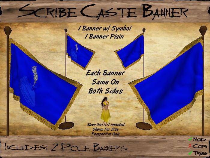 Scribe Pole Flag