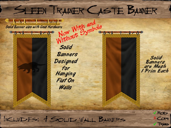 Sleen Trainer Wall Banner