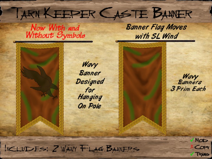 Tarn Keeper Wavy Flag (MP) (tgc18564)