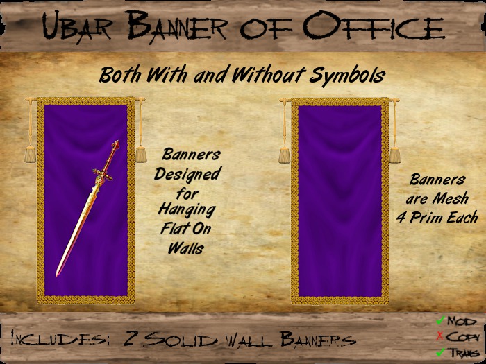 Ubar Banner w/Tassels