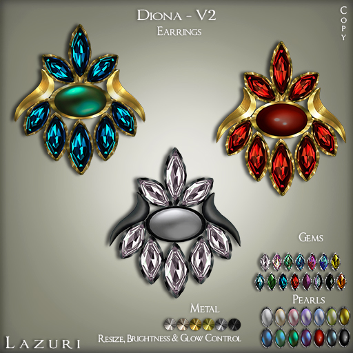 Lazuri Diona V2 Earrings