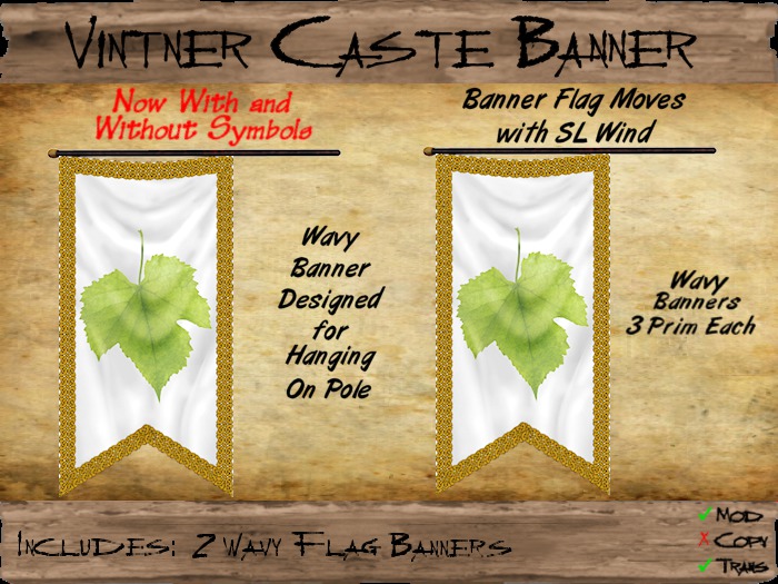 Vintner Wavy Flag (MP) (tgc1866)