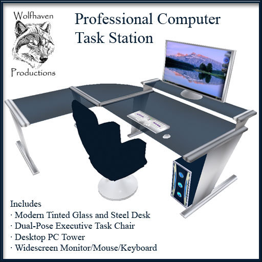 Wolfhaven Professional Computer Task Station BOXED