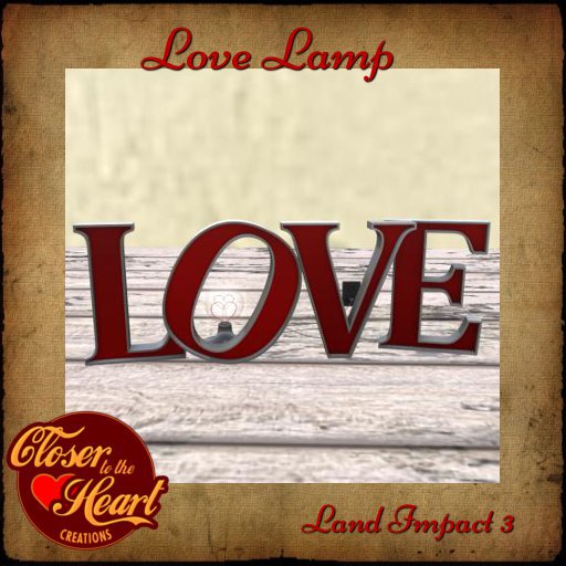Love Lamp BOXED