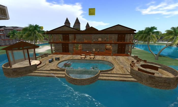 THE TUSCANY  ROUND DECK WITH POOL