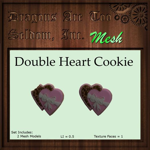 DATSI Mesh - Double Heart Cookie Set 