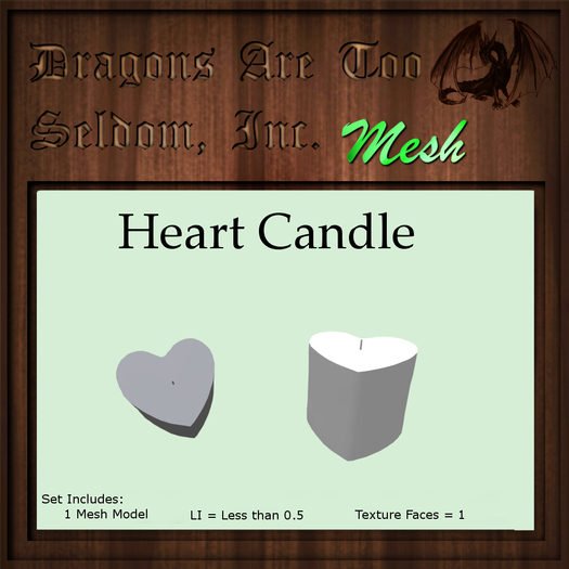 DATSI Mesh - Heart Candle Set 