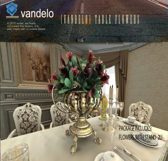 [vandelo]livingroom flowers table1