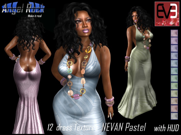 Angel Rock DRESS Afican Asian Blush
