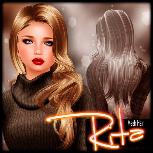 Second Life Marketplace DEMO Rita mesh hair