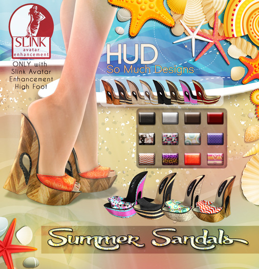 NS::  Summer Sandals (Slink High Foot)