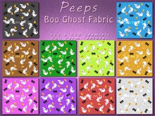 Peeps Textures Boo Ghost Fabric