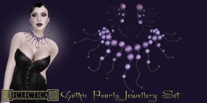 Eclectica Gothic Pearls- Violet 