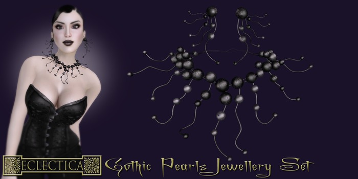 Eclectica Gothic Pearls- Black 