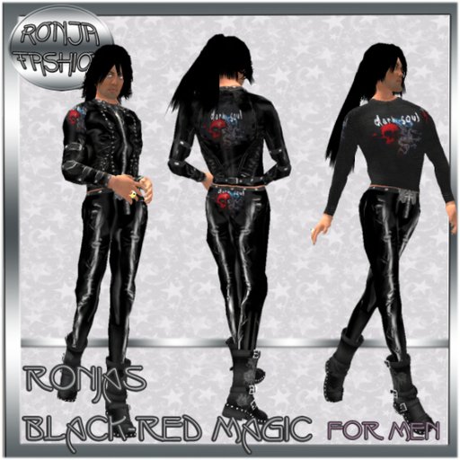Black-Red Magic men