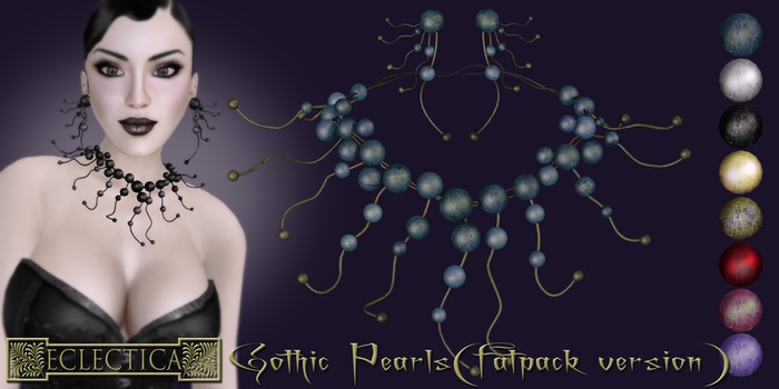 Eclectica 'Gothic Pearls ' Jewellery Set-fatpack version 