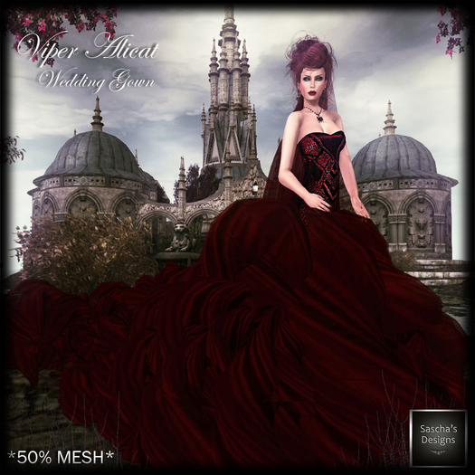 SAS - Viper Alicat Red Wedding Gown