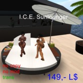 I.C.E. Sun lounger PG/transfer