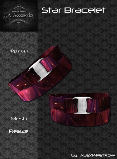 Star Bracelet Purple