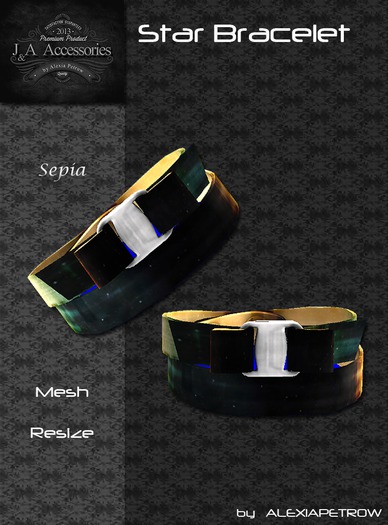 Star Bracelet - Sepia