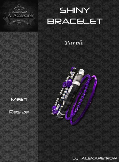 Shiny Bracelet - Purple