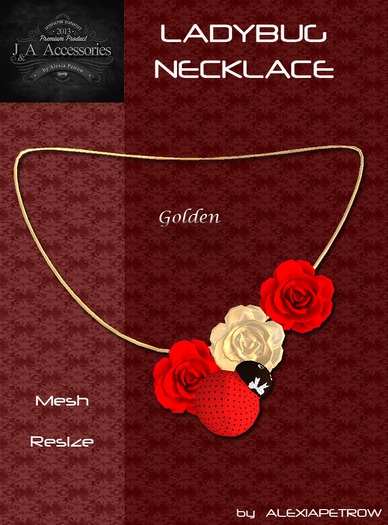 LadyBug Necklace - GOLDEN