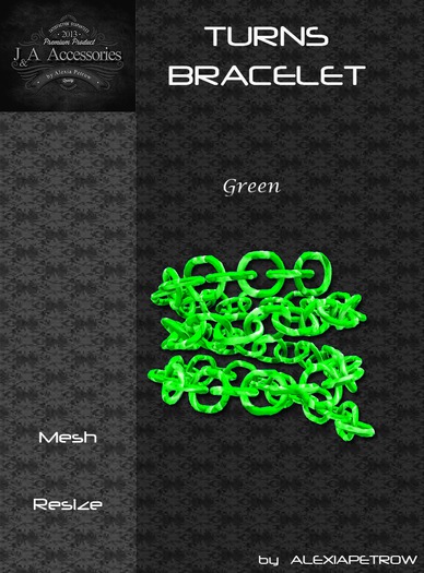 Turns Bracelet - Green