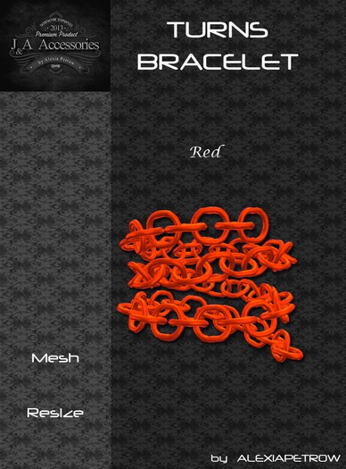 Turns Bracelet - Red
