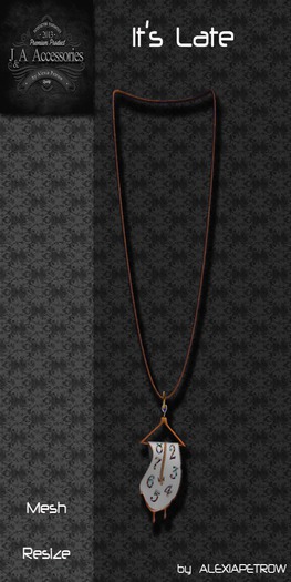 It's Late Necklace