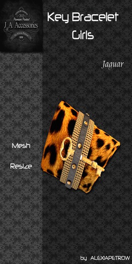 Key Bracelet Female - Jaguar