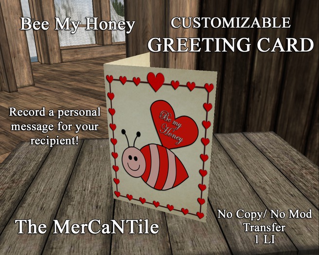 Second Life Marketplace - +TM+ Honey Bee Card