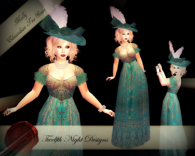 Edwardian Molly Tea Gown