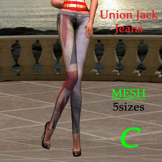 (SM)_Union Jack Jeans