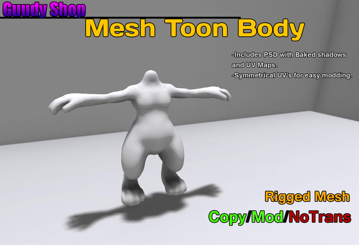 ((Guudy Shop - Mesh Toon Body)) -Rigged-