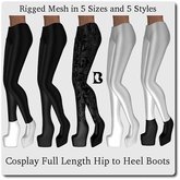 Blackburns Cosplay Full Length Hip to Heel Boots