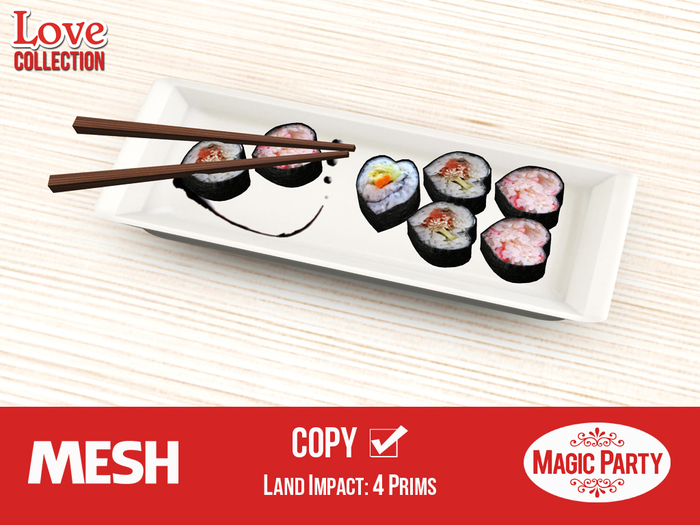 Valentines - Love Sushi Tray