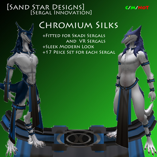 [SSD-SI] Chromium Silks Blue