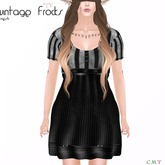 ::TY:: Vintage.frock.Silver.black