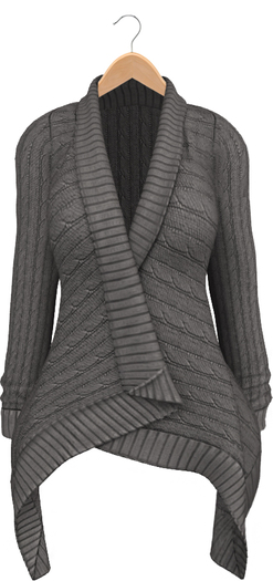Blueberry - Dawnee - Maitreya Lara & Belleza Venus & Slink Physique Compatible - Sweater Cardigans Gray