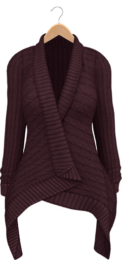 Blueberry - Dawnee - Maitreya Lara & Belleza Venus & Slink Physique Compatible - Sweater Cardigans Purple