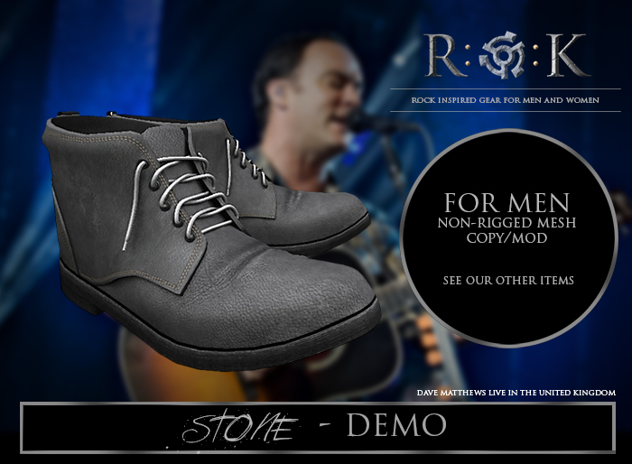 R:O:K STORE STONE LEATHER BOOT DEMO*