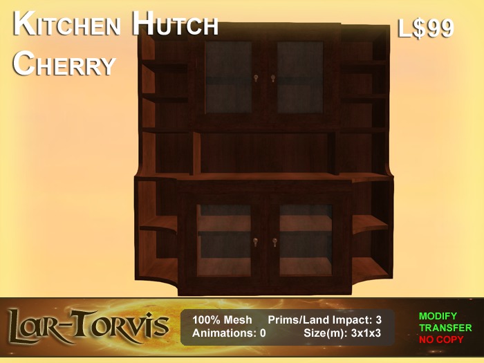 Kitchen Hutch - Cherry