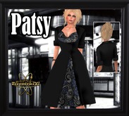 ~Eccentricixi~ Dress Vintage Patsy Black and Blue