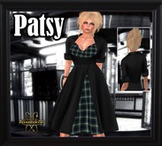 ~Eccentricixi~ Dress Vintage Patsy Green Blue Plaid