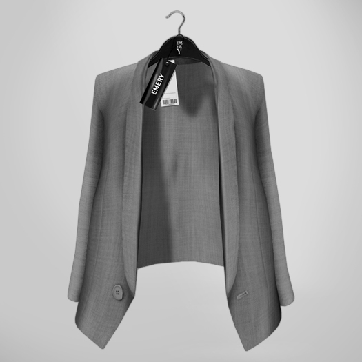 Emery Lennox Over Shoulders Blazer Grey