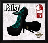 ~EccentriciXi~ Shoes Patsy for SLINK High Teal Plaid