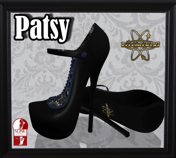 ~EccentriciXi~ Shoes Patsy for SLINK High Blue