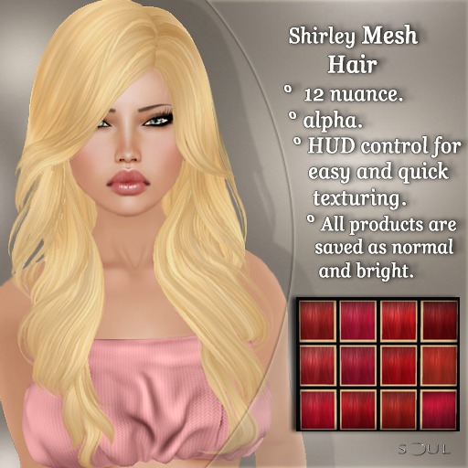 !SOUL - HAIR - Shirley - 12 Nuances -  Red Set 1